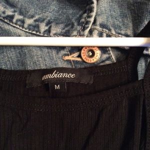 cute black crop top tank